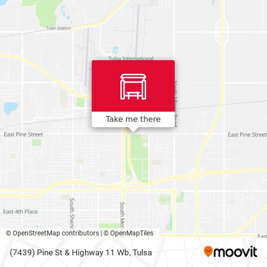 Mapa de (7439) Pine St & Highway 11 Wb