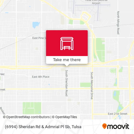 (6994) Sheridan Rd & Admrial Pl Sb map