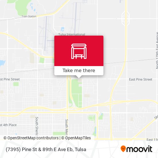 (7395) Pine St & 89th E Ave Eb map