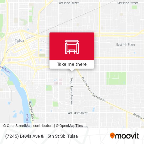 Mapa de (7245) Lewis Ave & 15th St Sb