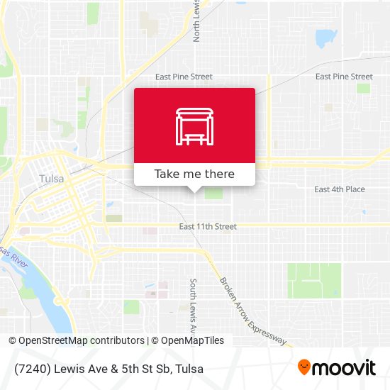 Mapa de (7240) Lewis Ave & 5th St Sb