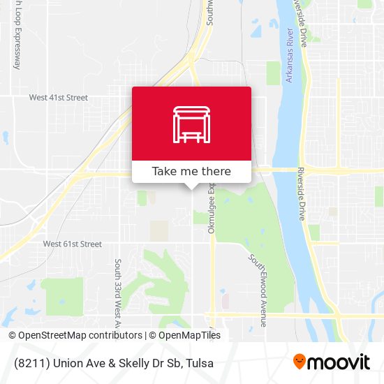 Mapa de (8211) Union Ave & Skelly Dr Sb