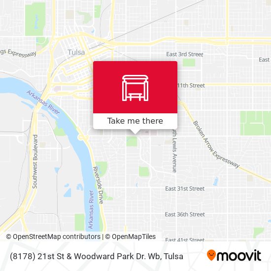 Mapa de (8178) 21st St & Woodward Park Dr. Wb