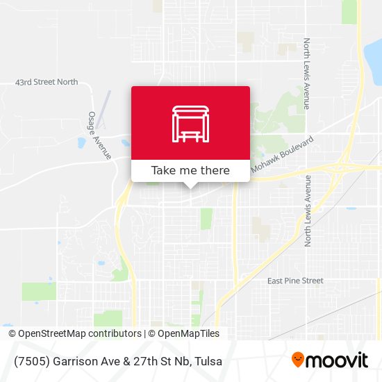 (7505) Garrison Ave & 27th St Nb map