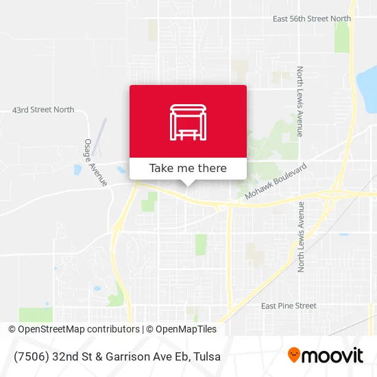 Mapa de (7506) 32nd St & Garrison Ave Eb