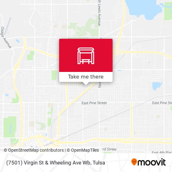 (7501) Virgin St & Wheeling Ave Wb map