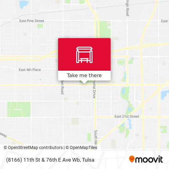 (8166) 11th St & 76th E Ave Wb map