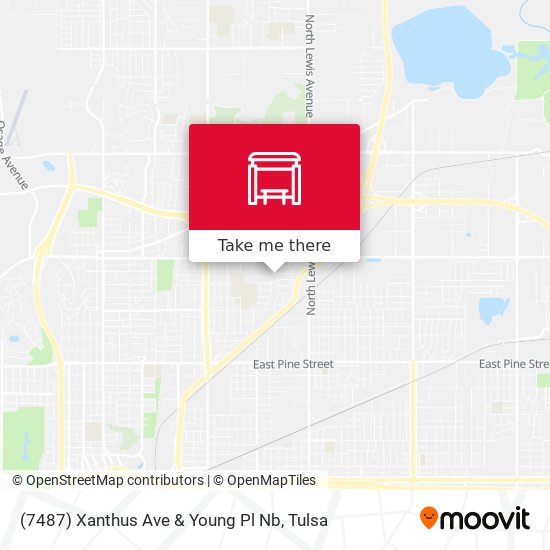 Mapa de (7487) Xanthus Ave & Young Pl Nb