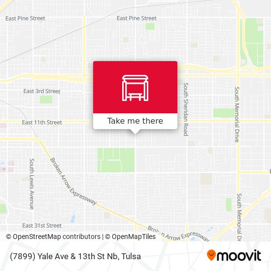 Mapa de (7899) Yale Ave & 13th St Nb