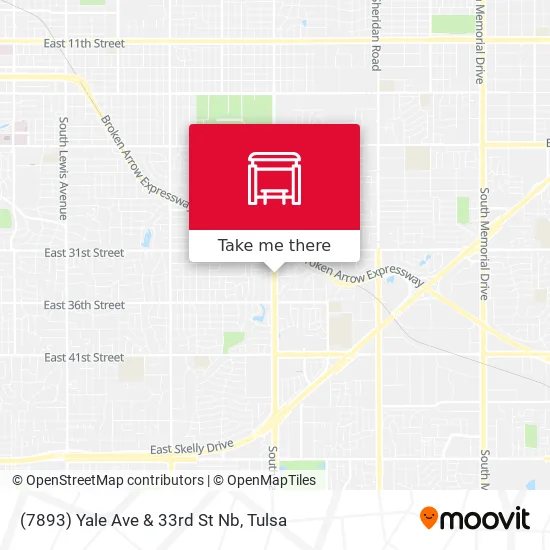 Mapa de (7893) Yale Ave & 33rd St Nb