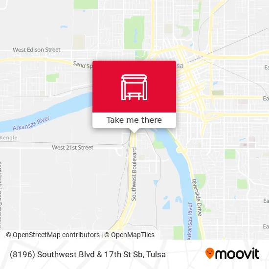 Mapa de (8196) Southwest Blvd & 17th St Sb
