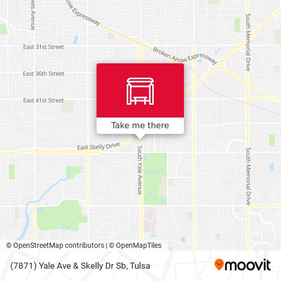(7871) Yale Ave & Skelly Dr Sb map