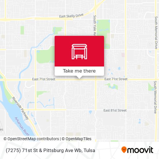 (7275) 71st St & Pittsburg Ave Wb map