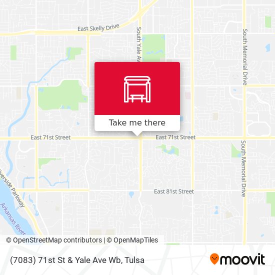 (7083) 71st St & Yale Ave Wb map