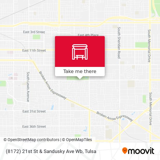 (8172) 21st St & Sandusky Ave Wb map