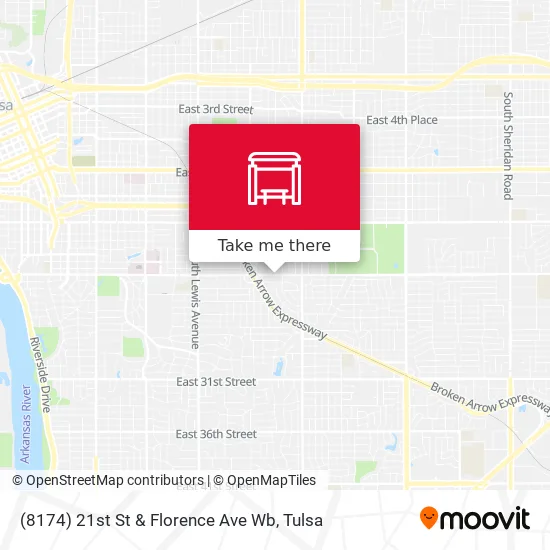 Mapa de (8174) 21st St & Florence Ave Wb