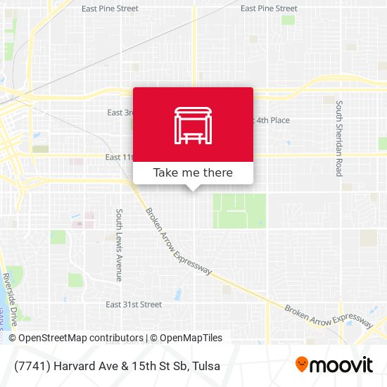 Mapa de (7741) Harvard Ave & 15th St Sb