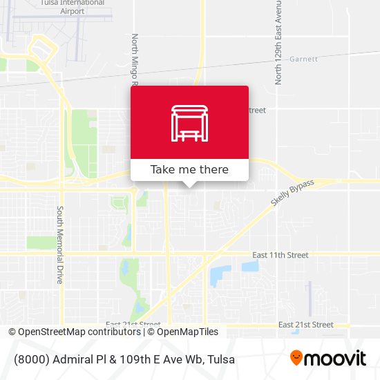 (8000) Admiral Pl & 109th E Ave Wb map