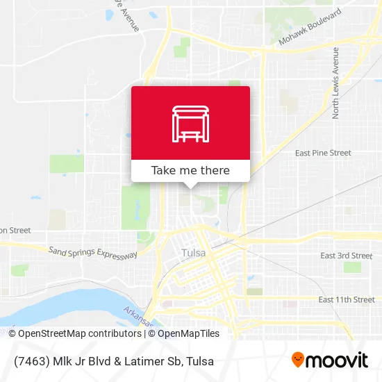 Mapa de (7463) Mlk Jr Blvd & Latimer Sb