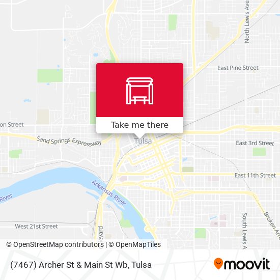 (7467) Archer St & Main St Wb map