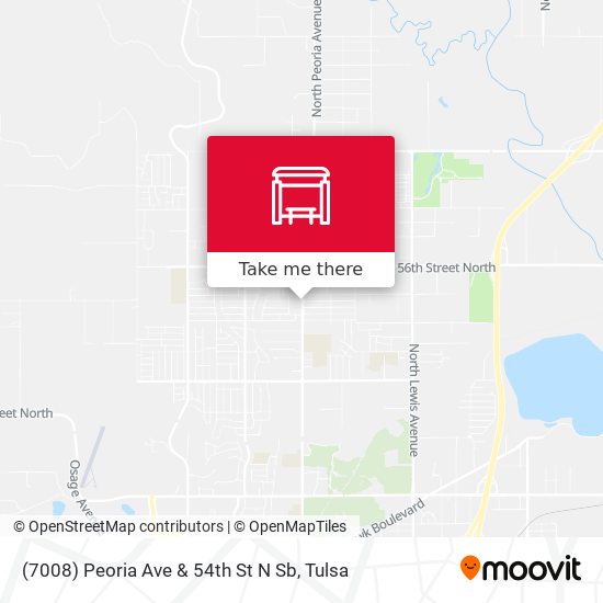 (7008) Peoria Ave & 54th St N Sb map
