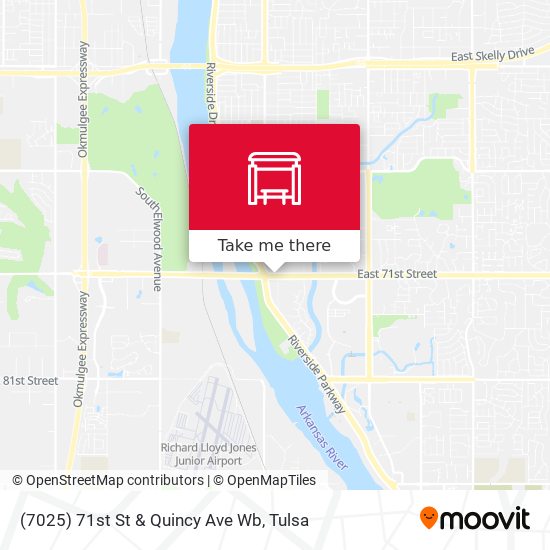 (7025) 71st St & Quincy Ave Wb map