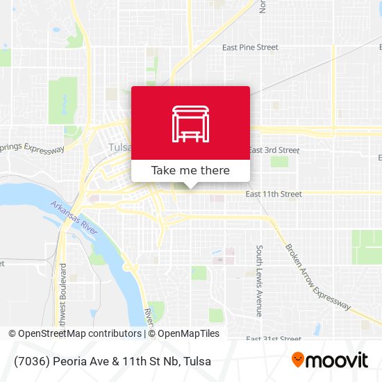 Mapa de (7036) Peoria Ave & 11th St Nb