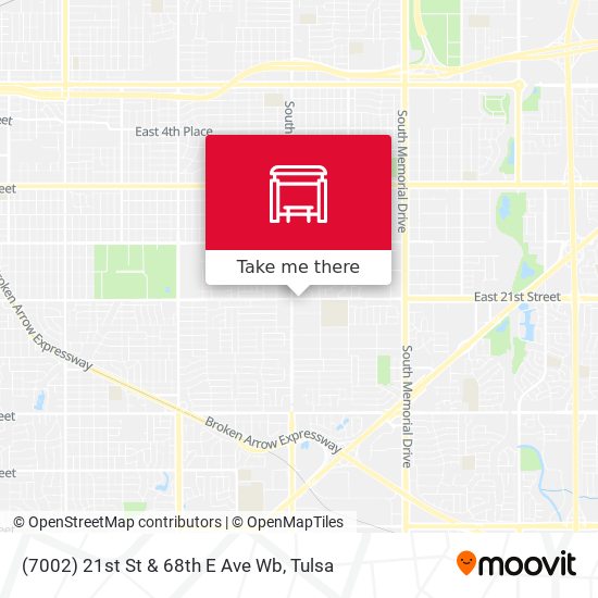 (7002) 21st St & 68th E Ave Wb map