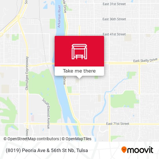 (8019) Peoria Ave & 56th St Nb map