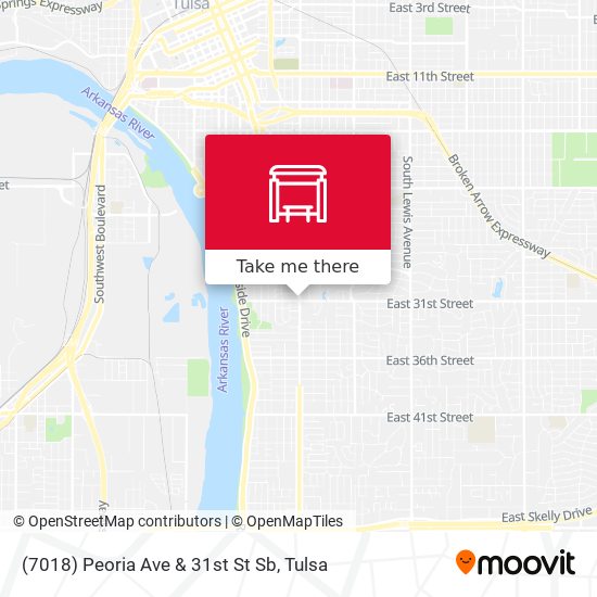 (7018) Peoria Ave & 31st St Sb map