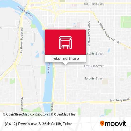 (8412) Peoria Ave & 36th St Nb map