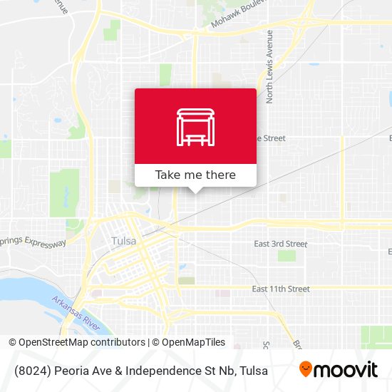 Mapa de (8024) Peoria Ave & Independence St Nb