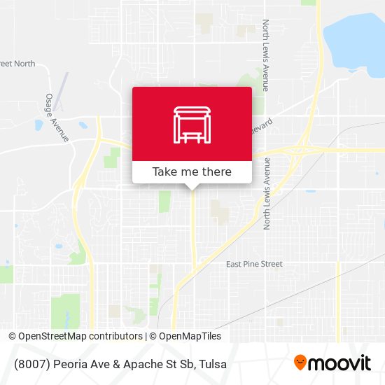 (8007) Peoria Ave & Apache St Sb map