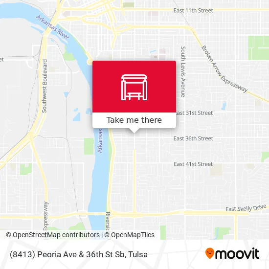 Mapa de (8413) Peoria Ave & 36th St Sb