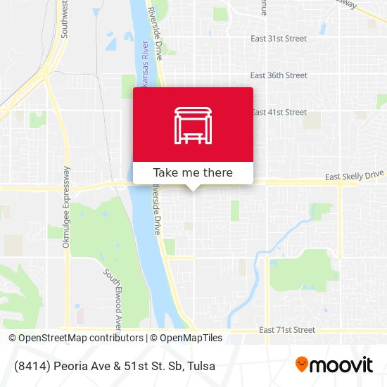 (8414) Peoria Ave & 51st St. Sb map
