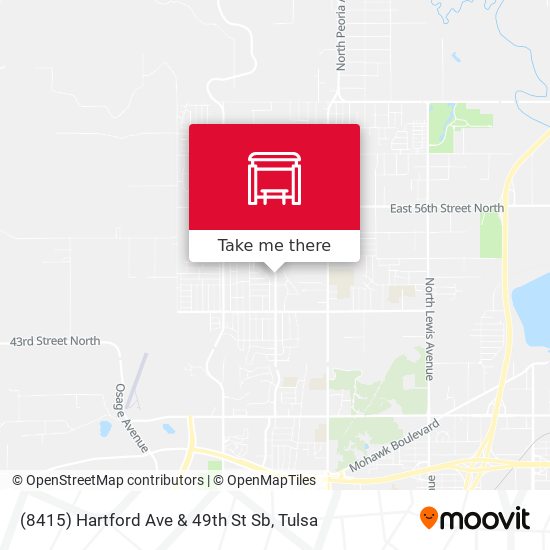 (8415) Hartford Ave & 49th St Sb map