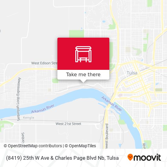 (8419) 25th W Ave & Charles Page Blvd Nb map
