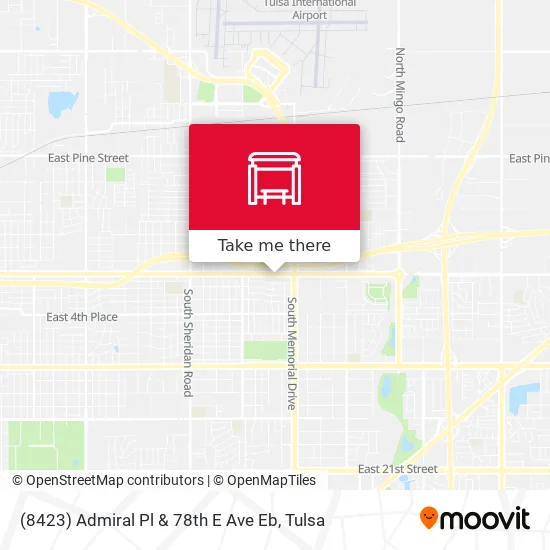 (8423) Admiral Pl & 78th E Ave Eb map