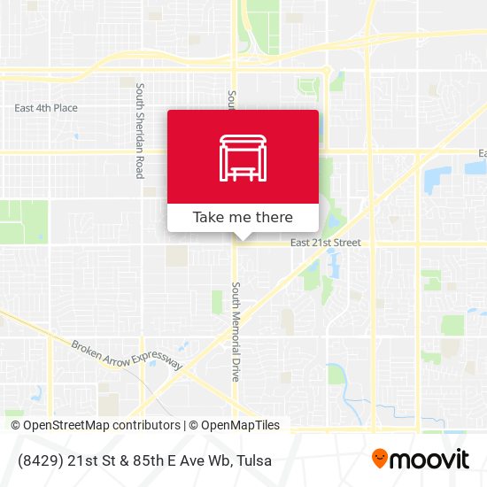 (8429) 21st St & 85th E Ave Wb map
