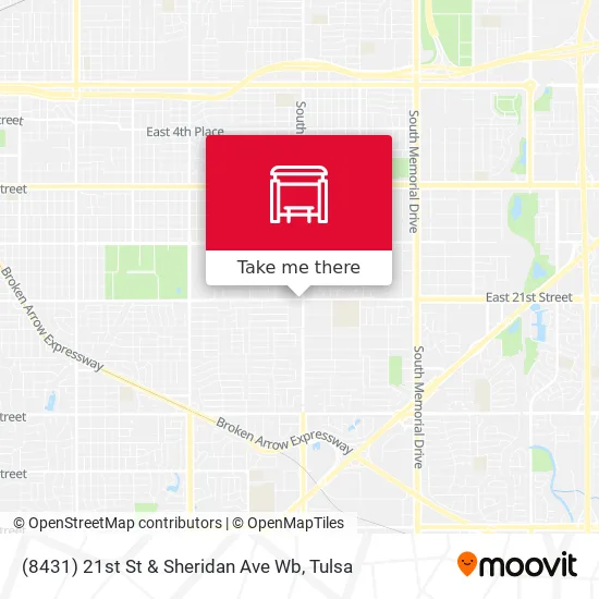 Mapa de (8431) 21st St & Sheridan Ave Wb