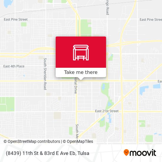 Mapa de (8439) 11th St & 83rd E Ave Eb
