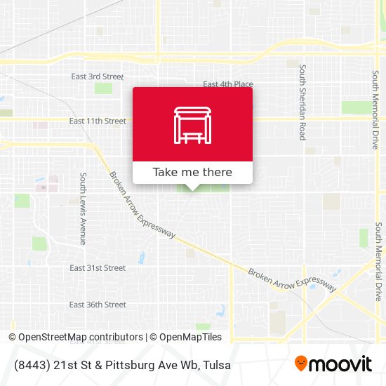 (8443) 21st St & Pittsburg Ave Wb map