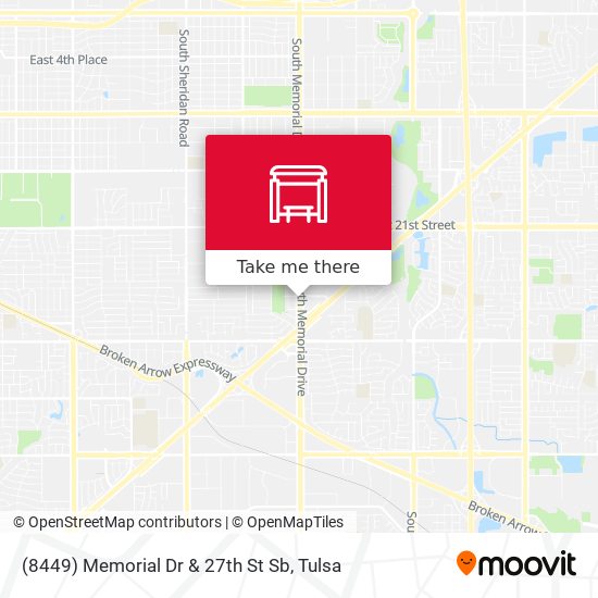 (8449) Memorial Dr & 27th St Sb map