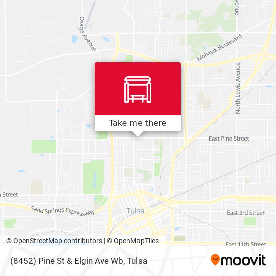 Mapa de (8452) Pine St & Elgin Ave Wb