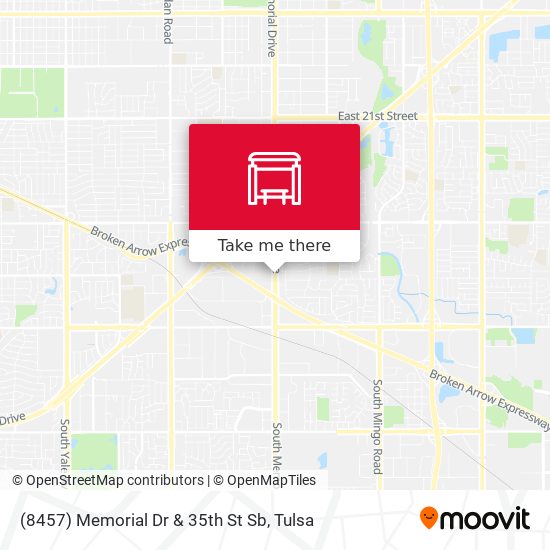 (8457) Memorial Dr & 35th St Sb map