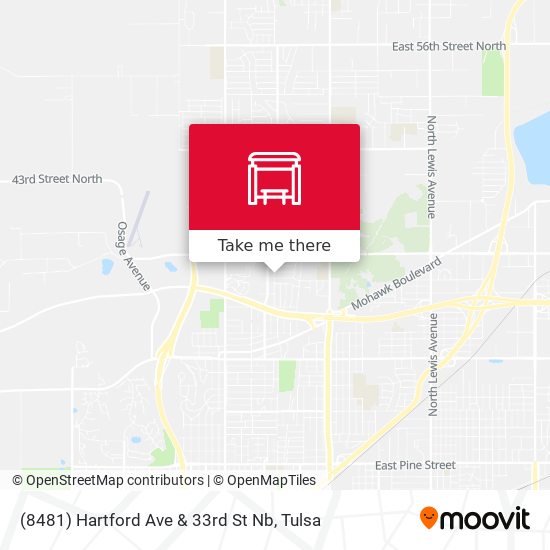 (8481) Hartford Ave & 33rd St Nb map