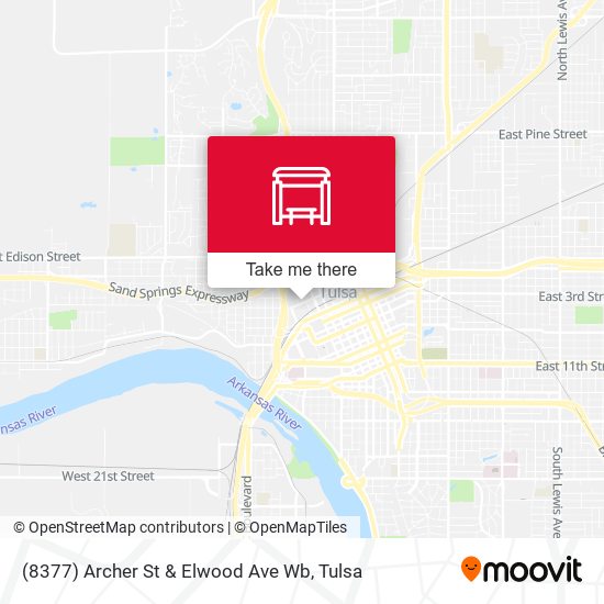 (8377) Archer St & Elwood Ave Wb map