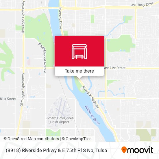 (8918) Riverside Prkwy & E 75th Pl S Nb map
