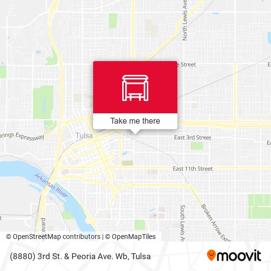 Mapa de (8880) 3rd St. & Peoria Ave. Wb