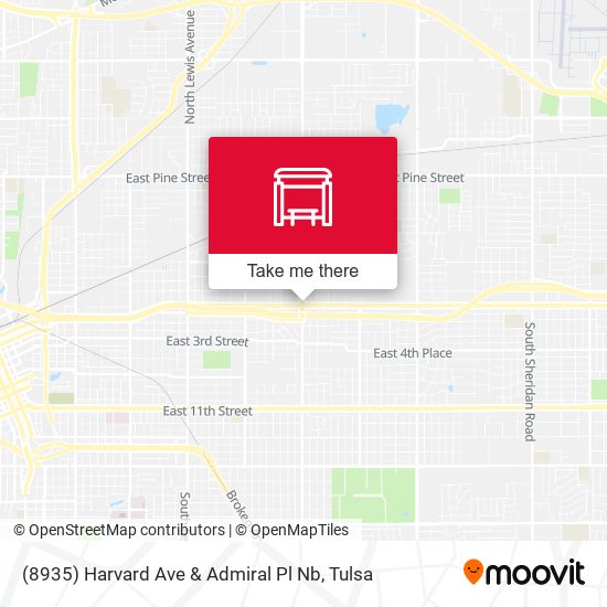 (8935) Harvard Ave & Admiral Pl Nb map